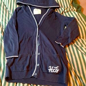 3/$20 Vintage Y2K Embroidered Hollister Cardigan— Juniors L